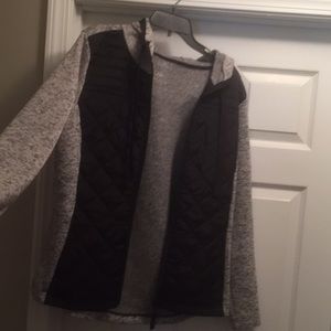 cute grey and black jacket!